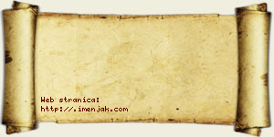 Jakov Kesegić vizit kartica